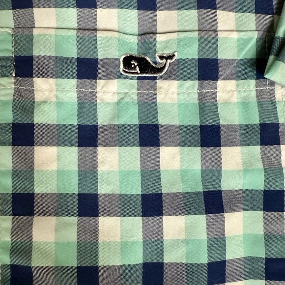 Vineyard Vines Performance Slim Fit Tucker Plaid Shirt Men's Large - Picture 4 of 11